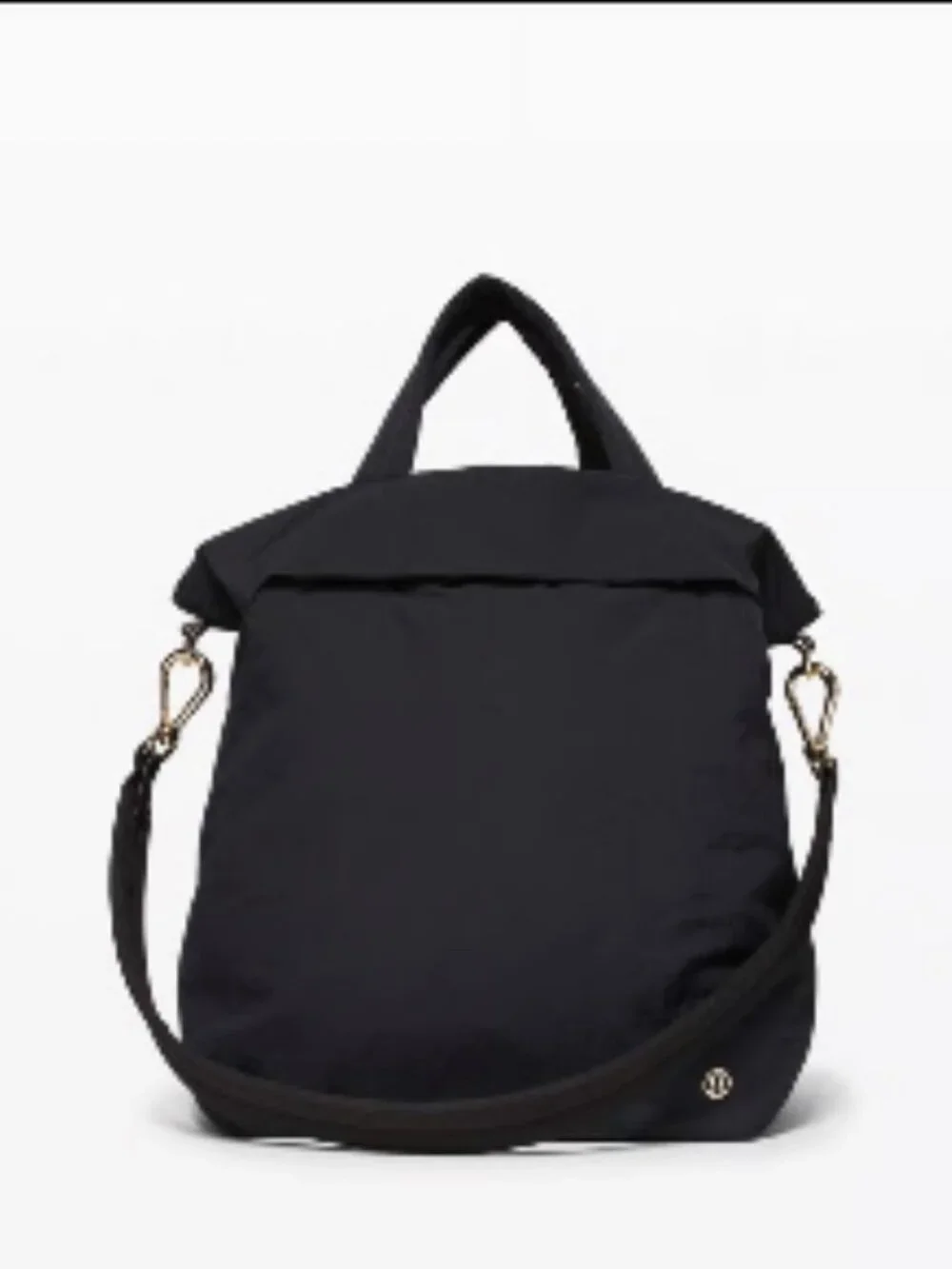 Lululemon On My Level 19L Black Crossbody Tote shoulder Bag